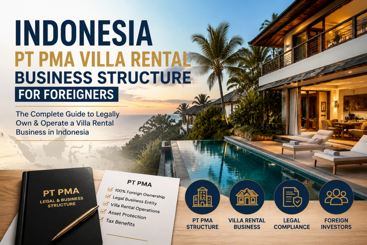 Indonesia PT PMA Villa Rental Business Structure Foreigners