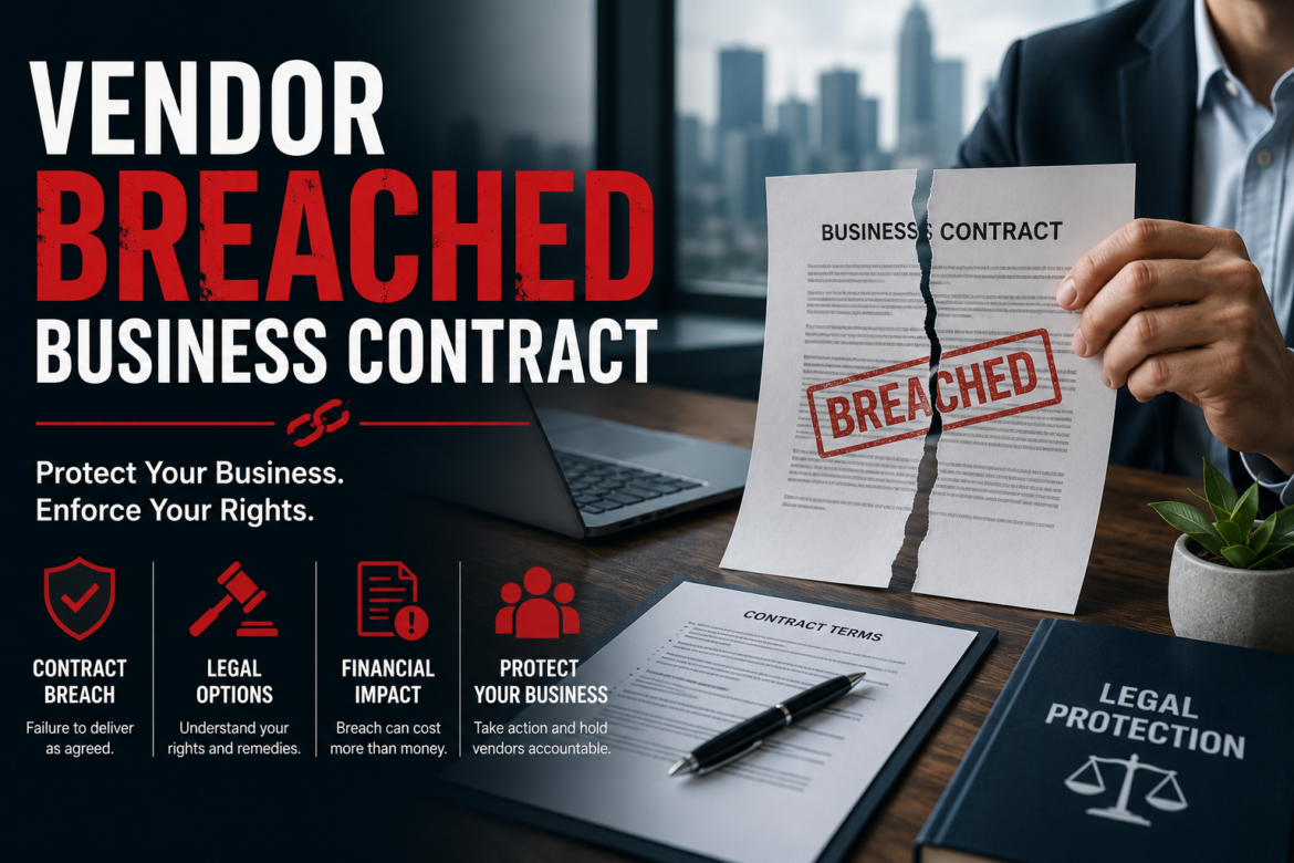 vendor breached business contract